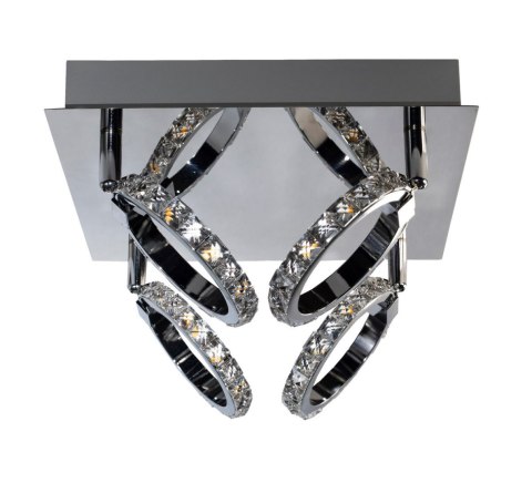 Plafon Carrara srebrny LED 3000K Light Prestige