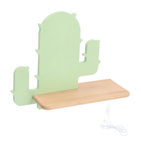 CACTUS 1 LAMPA KINKIET 4W LED 4000K IQ KIDS Z PRZEW ZIELONY