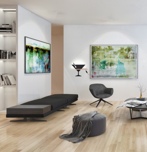 PICCOLO LAMPA KINKIET 4W LED 4000K IQ KIDS Z PRZEWODEM CZARNY