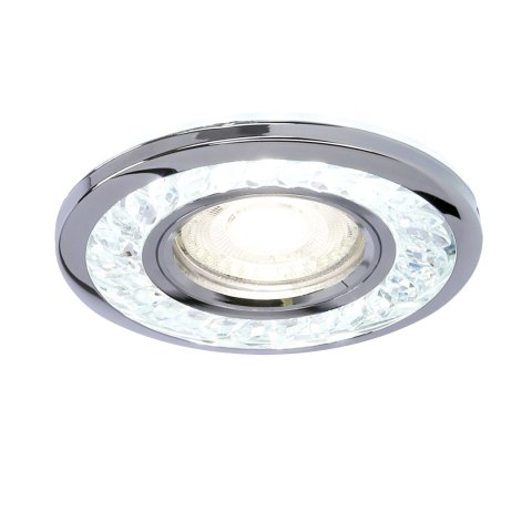 SK-92 CH/TR GU10 50W+LED SMD 3W 230V CHROM oczko sufitowe lampa sufitowa