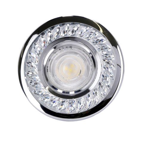 SK-92 CH/TR GU10 50W+LED SMD 3W 230V CHROM oczko sufitowe lampa sufitowa
