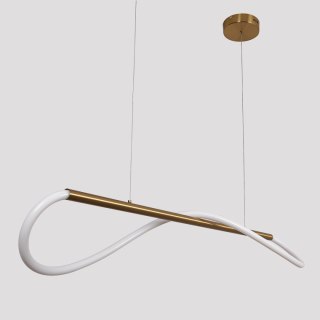 Light Prestige Lampa wisząca Meleca S złota LED CCT