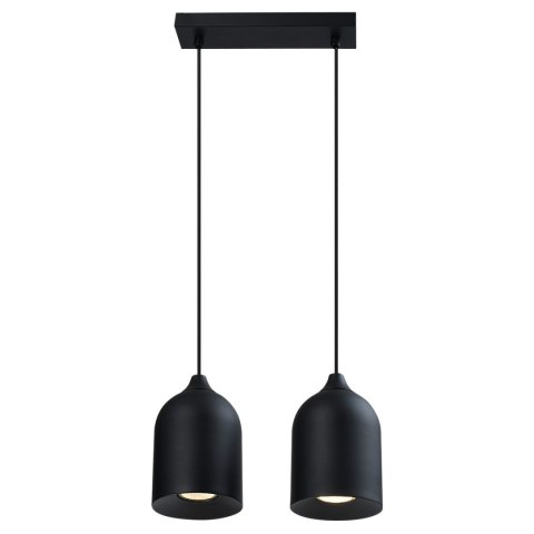 Metalowa lampa wisząca Nilo czarna 2xGU10 Light Prestige