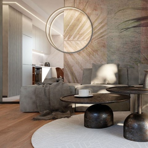 Lampa wisząca Mirror S złota IP44 LED CCT Light Prestige