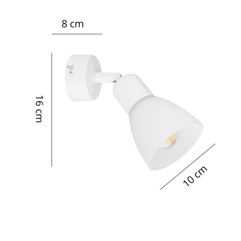 Reflektor Malta biały 1xE14 Light Prestige