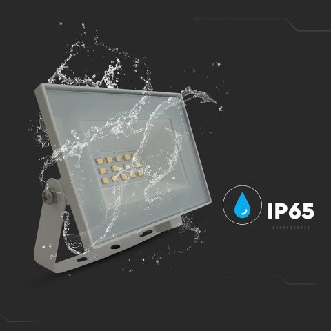 10W LED FLOODLIGHT 4000K WHITE BODY