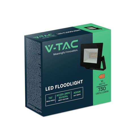 10W LED FLOODLIGHT 6400K BLACK BODY