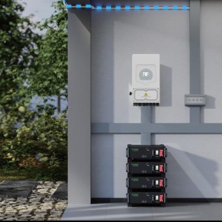 Batteria di Accumulo 5.12kWh 51.2V 100Ah LiFePO4 con BMS Modulo Rack Fotovoltaico Bianco Garanzia 10 Anni