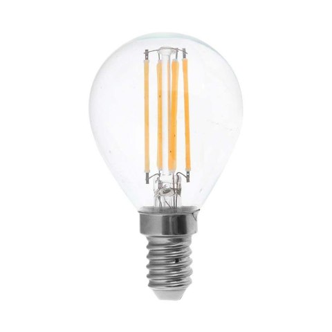 LED Bulb - 6W Filament E14 P45 Clear Cover 3000K