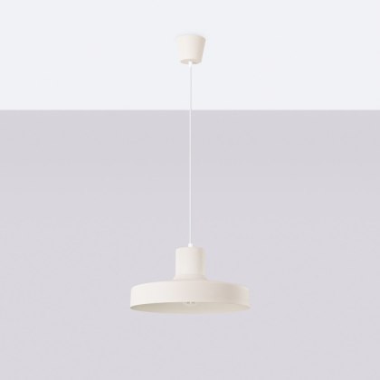 Sollux Lighting Lampa wisząca BILO beżowa