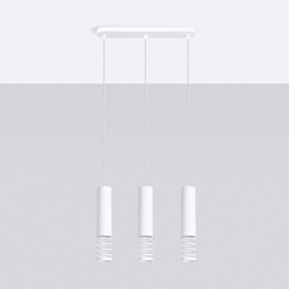Sollux Lighting Lampa wisząca LAMI 3L biały