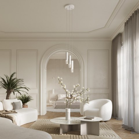 Lampa wisząca LIRO 3L biały