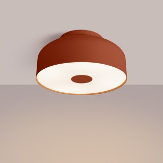 Sollux Lighting Plafon OMIQ ochra czerwona