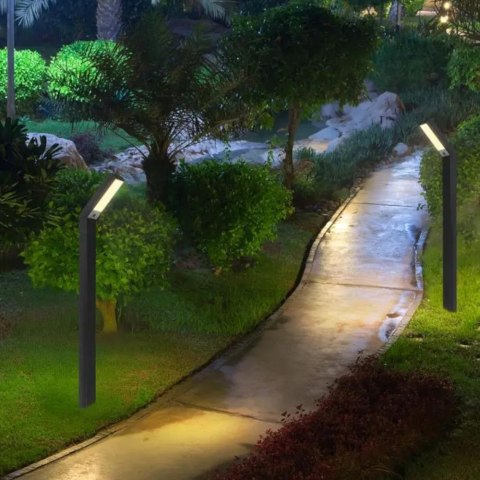 1.5W LED STAND & SPIKE SOLAR LED LIGHT 2 IN 1 CCT ADJUSTABLE BLACK BODY IP65