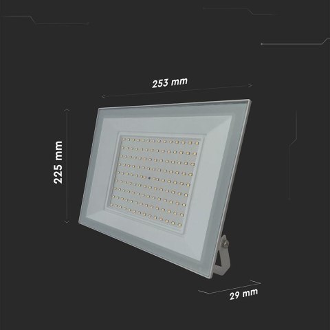 100W LED FLOODLIGHT 4000K WHITE BODY