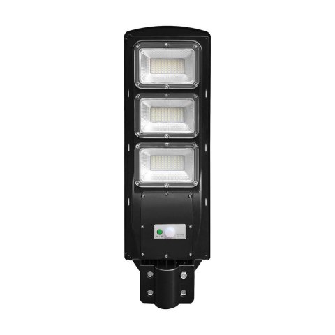 12W LED Plastic Solar Street Light 6000K Black Body
