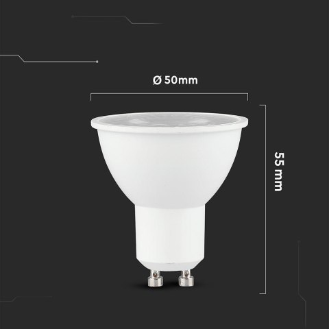 7.5W GU10 PLASTIC SPOTLIGHT 4000K 38`D