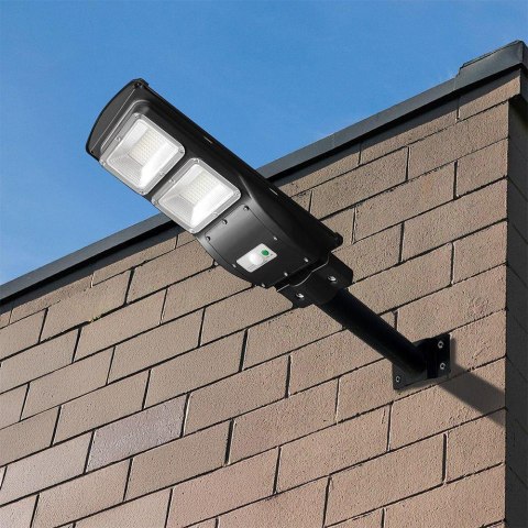 8W LED Plastic Solar Street Light 6000K Black Body