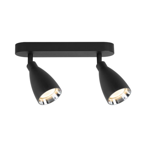 Campana 2 spot czarny 2xGU10 Light Prestige