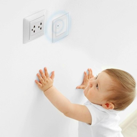 Czujnik Ruchu Mikrofalowy Ścienny Podtynkowy Dopuszkowy Biały 1200W/300W V-TAC VT-8084