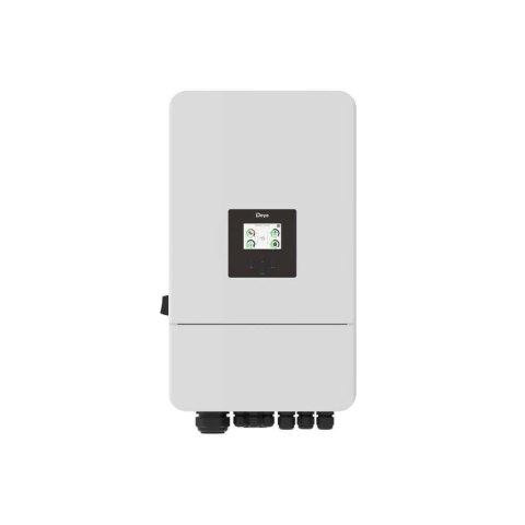 Inverter Fotovoltaico Deye Trifase Ibrido On-Grid/Off-Grid 6kW Doppio MPPT Schermo LCD Touch WiFi e TA Inclusi Garanzia 10 Anni 