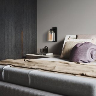 Kinkiet Elaris bursztynowy 1xE27 Light Prestige