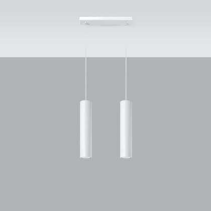 Sollux Lighting Lampa wisząca LAGOS 2 biały