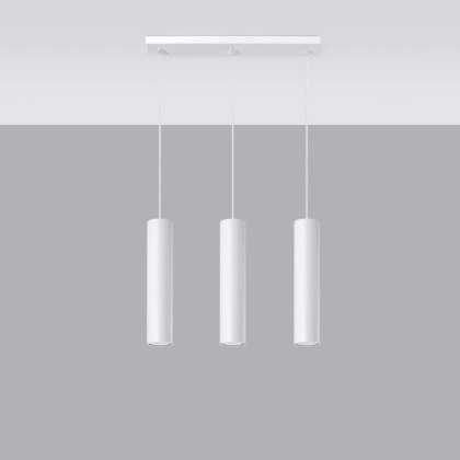 Sollux Lighting Lampa wisząca LAGOS 3L biały