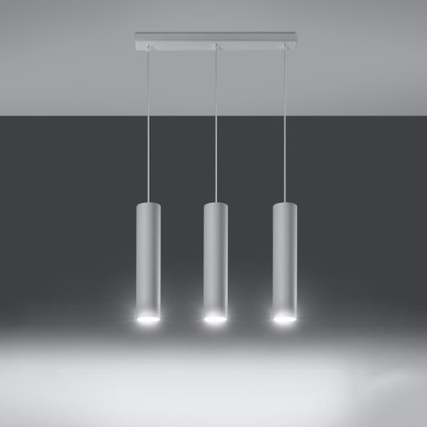 Żyrandol ZWIS SOLLUX Lampa wisząca LAGOS 3L biały