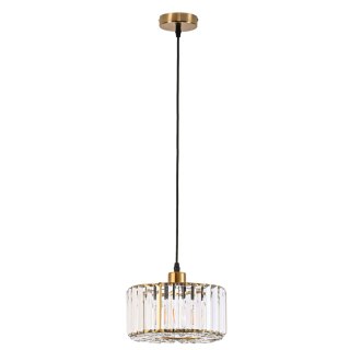 Light Prestige Okrągła lampa wisząca Vetro Złota1xE27