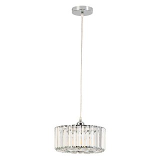 Light Prestige Okrągła lampa wisząca Vetro chrom 1xE27