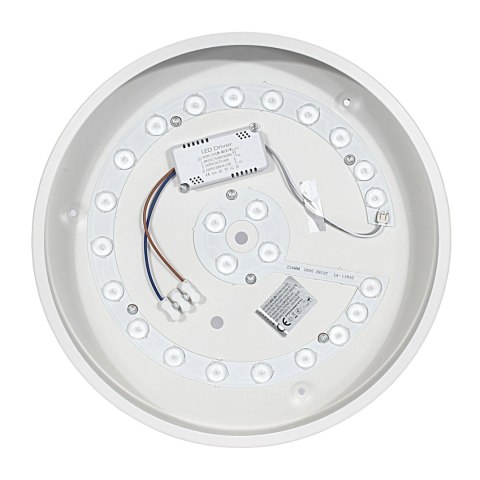 Panel LED Natynkowy 30cm okrągły BB04 30W 3000K biały