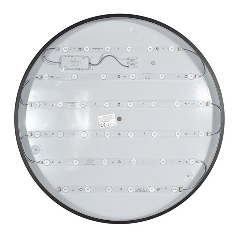 Panel LED Natynkowy 60cm okrągły BB05 60W 3000K czarny