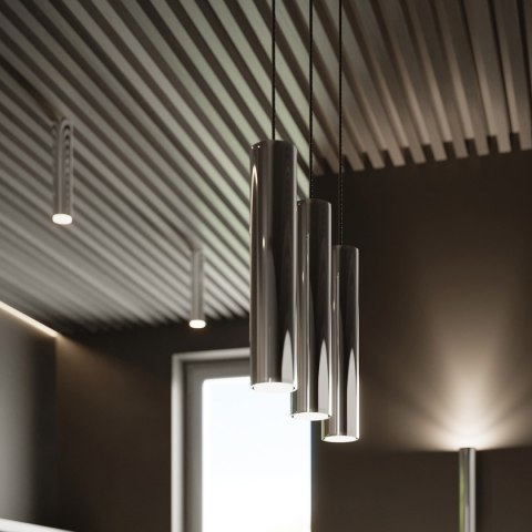 Żyrandol ZWIS SOLLUX Lampa Wisząca LAGOS 1 chrom