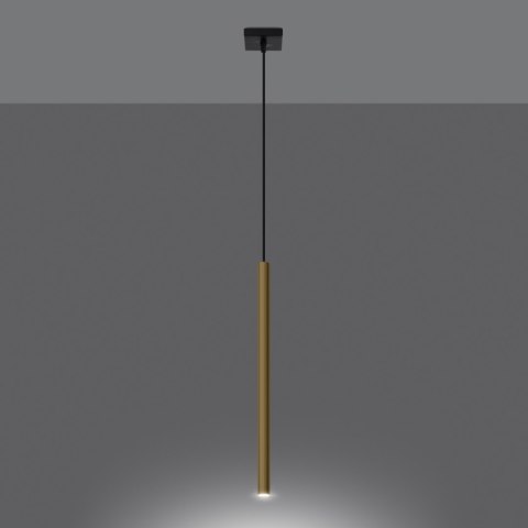 Lampa Wisząca PASTELO 1 złoty połysk