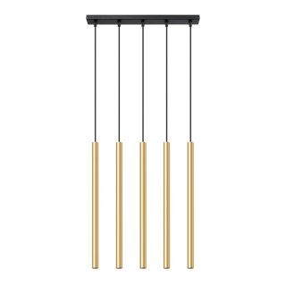 Lampa Wisząca PASTELO 5L złoty połysk