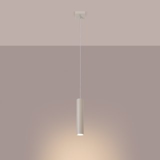 Sollux Lighting Lampa wisząca LAGOS 1 beżowa