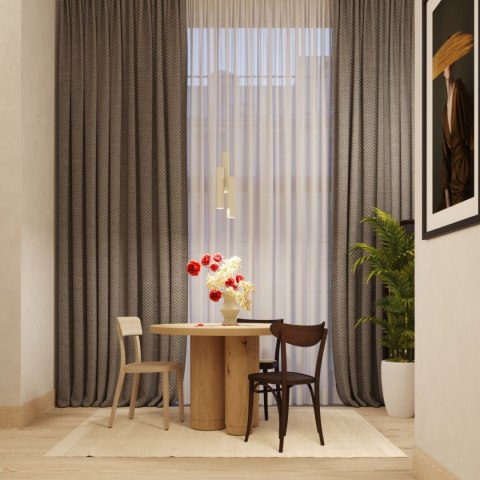 Żyrandol ZWIS SOLLUX Lampa wisząca LAGOS 1 beżowa