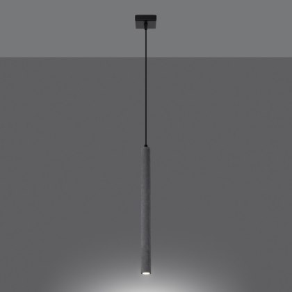 Sollux Lighting Lampa wisząca PASTELO 1 beton