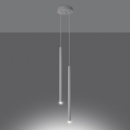 Sollux Lighting Lampa wisząca PASTELO 2 biała