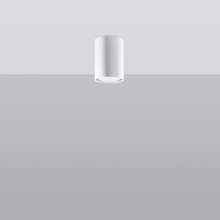 LAMPA SUFITOWA TUBA SPOT Plafon SOLLUX LAGOS 10 biały