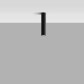 LAMPA SUFITOWA TUBA SPOT Plafon SOLLUX LAGOS 30 czarny