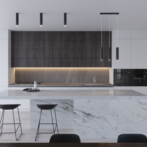 LAMPA SUFITOWA TUBA SPOT Plafon SOLLUX LAGOS 30 czarny