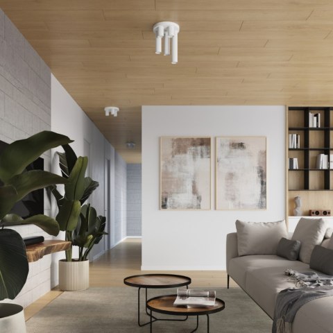 LAMPA SUFITOWA TUBA SPOT Plafon LAGOS 3P biały