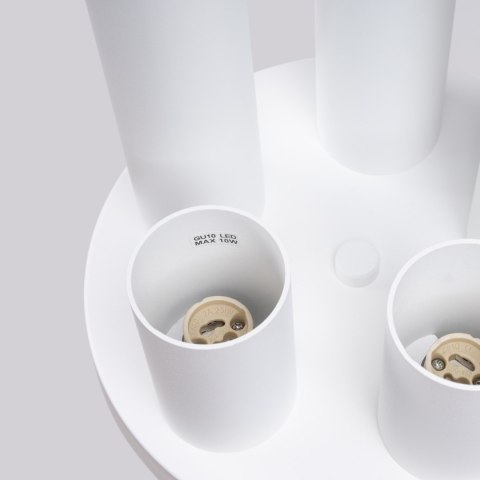 LAMPA SUFITOWA TUBA SPOT Plafon LAGOS 5P biały