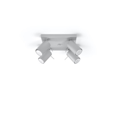 Sollux Lighting Plafon RING 4 szary