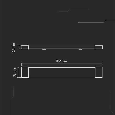 40W LED grill fitting-120CM with CREE CHIP 6500K 6YRS warranty