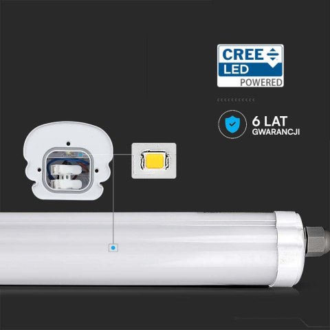 48W LED WP G-series tube 150CM with CREE CHIP 4000K