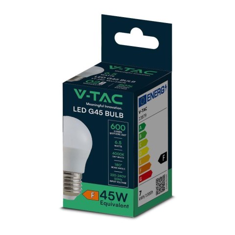 6.5W G45 plastic bulb 3000K E27