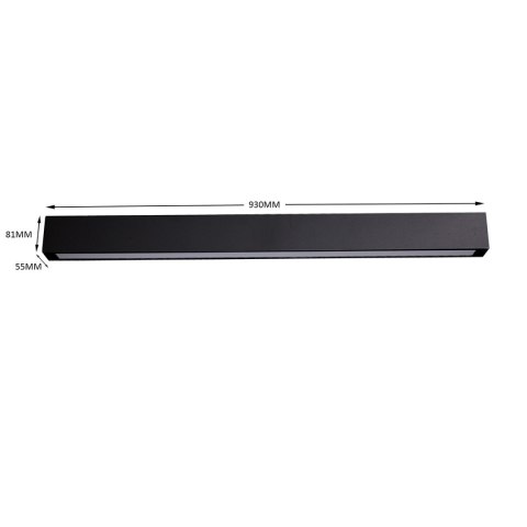 Kinkiet Ibros 93 cm czarny IP44 LED CCT Light Prestige